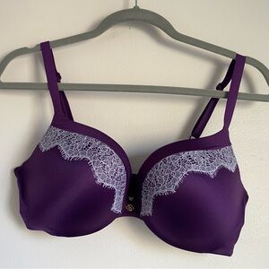 Victoria’s Secret purple lace push up bra 34D